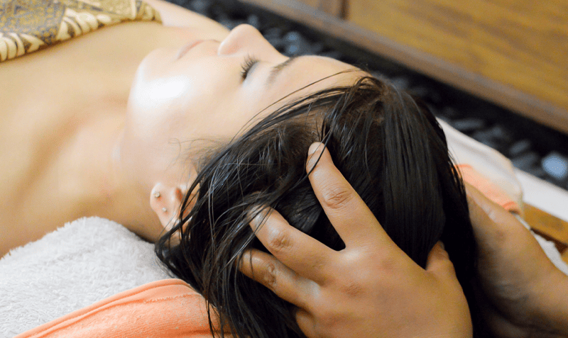 [スカルプ]頭皮マッサージと導入